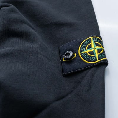 Stone Island 拉鍊連帽棉外套 黑5