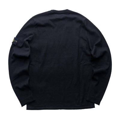 Stone Island 下擺無縮針織衛衣 黑2