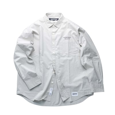 Neighborhood 寬鬆襯衫 灰3