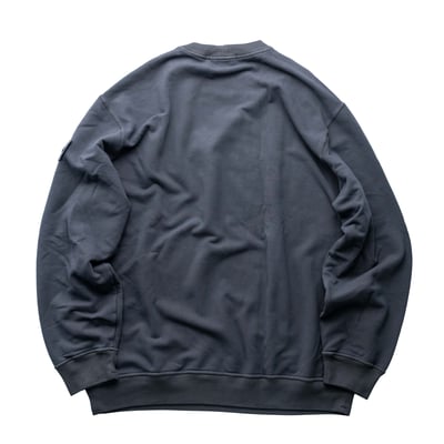 Stone Island Ghost 幽靈刷絨薄衛衣 水泥灰2