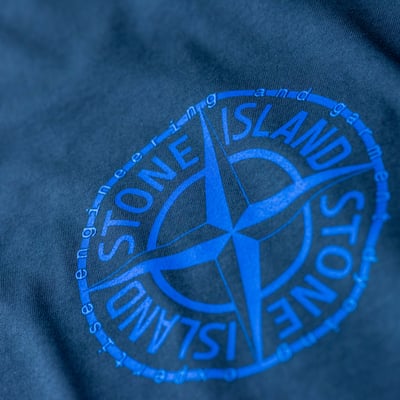 Stone Island 有機棉短袖 深藍5