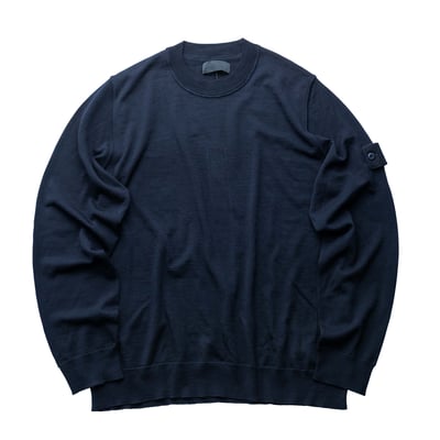 Stone Island Ghost 幽靈RWS針織羊毛長袖 深藍1