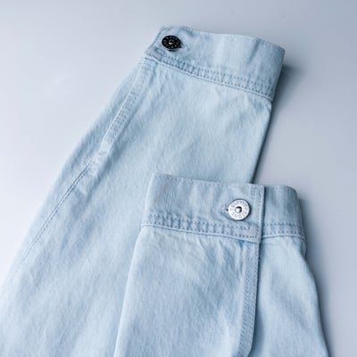 Stone Island 丹寧外套 過漂藍4