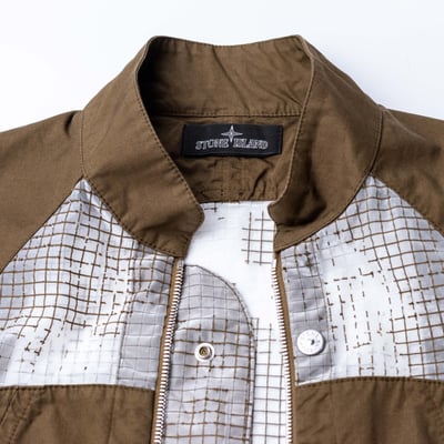 [ Stone Island Shadow Project ] Distorted ripstop organza-tc 咖啡色4