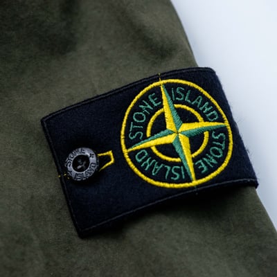 Stone Island 112WN 抗撕裂水洗工作襯衫 軍綠5