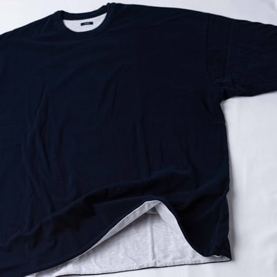 [Nautica JP] "TOO BIG" Reversible Game Tee 海軍藍3