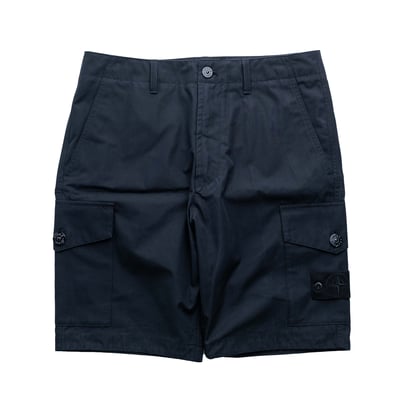Stone Island Ghost 幽靈防風工裝短褲 黑1