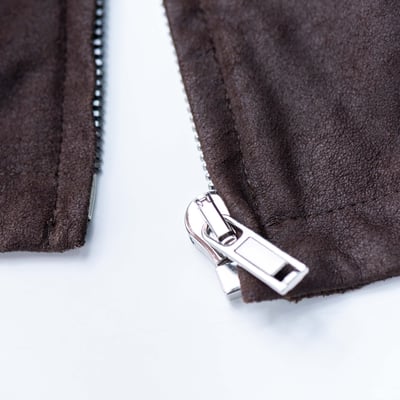 Rick Owens 主線 Brad Blister 做舊羊皮外套 深棕色7