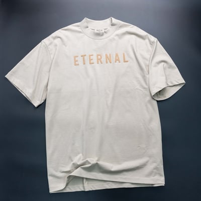 Fear of god-eternal 短袖 奶油白3