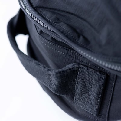 Stone island 金屬尼龍後背包 黑8