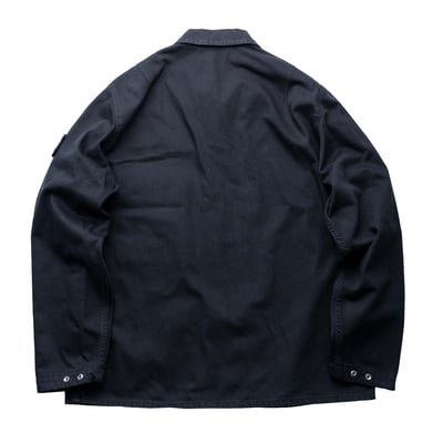 Stone Island 丹寧襯衫 黑2