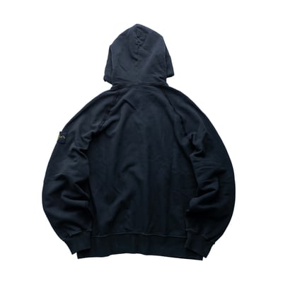 Stone Island 刷絨連帽衛衣 黑2