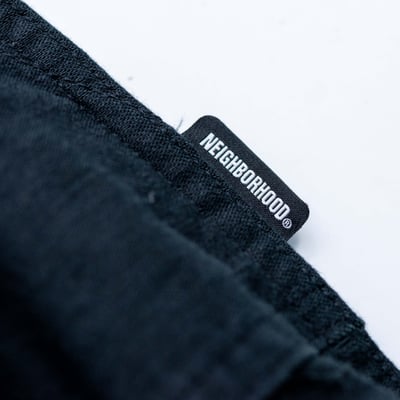 Neighborhood Wide Baker Pants 寬褲 黑9