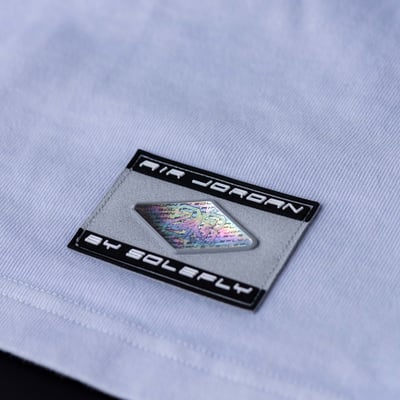 [ Air Jordan X Solefly ] T-shirt 靛色9