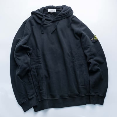 Stone Island 刷絨寬鬆帽踢 黑3