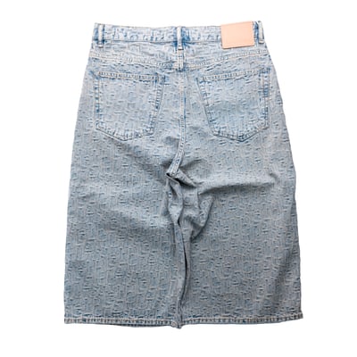 Acne Studios Monogram 丹寧七分褲 水洗藍1