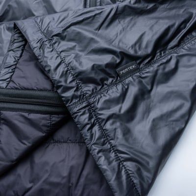 Stone Island PERTEX® QUANTUM MADE FROM NETPLUS® WITH PRIMALOFT 無帽羽絨外套 黑色5