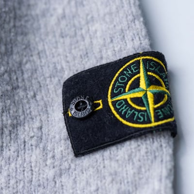 Stone Island Fancy Yarn 厚針織毛衣 灰5