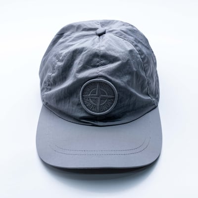 Stone Island 金屬尼龍老帽 鉛灰6