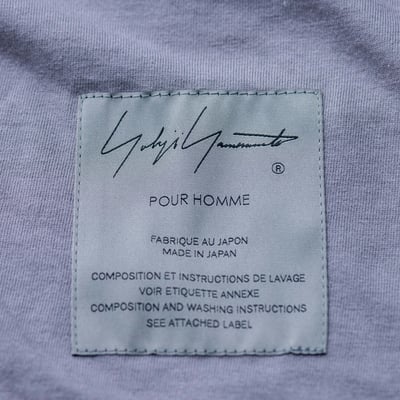 Neighborhood X Yohji Yamamoto 聯名長袖 灰色6