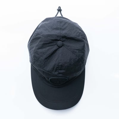 Stone Island 金屬尼龍老帽 黑5