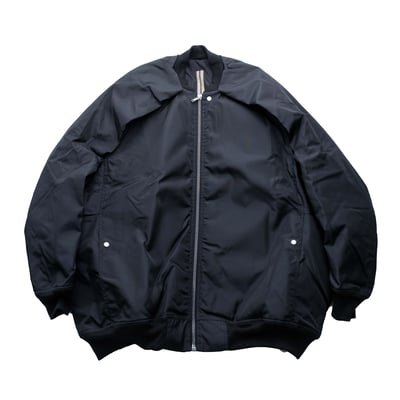 Rick Owens DRKSHDW 副線 Convertible Jumbo Peterflight 飛行外套 黑1