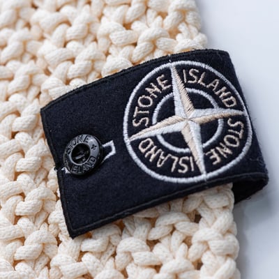 Stone Island UV感應變色編織衛衣 米白/粉色6