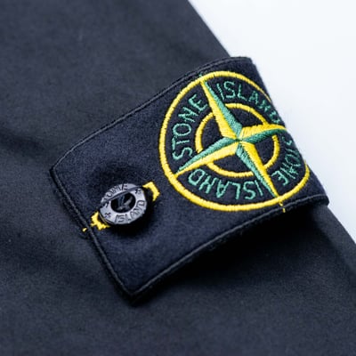 Stone Island 口袋工裝襯衫 黑色7