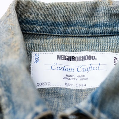 Neighborhood Type-1 破壞丹寧外套 水洗藍5