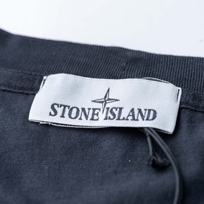Stone Island 經典羅盤徽章短袖 黑4