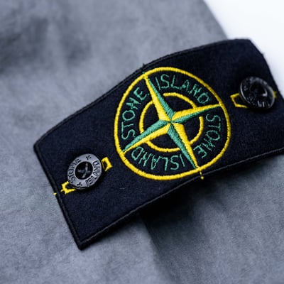 Stone Island 工作襯衫 水洗水泥灰5