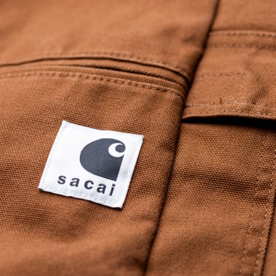 Sacai x Carhartt WIP Duck 解構底特律外套 咖啡4