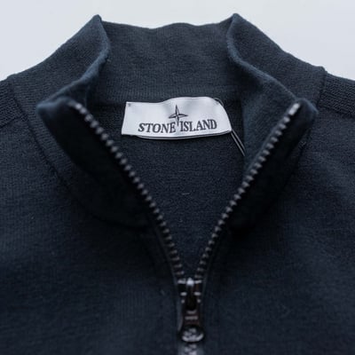 Stone islandRWS羊毛針織無帽外套 黑5