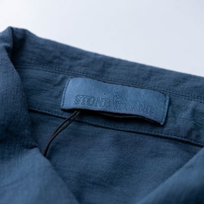 Stone Island Ghost 幽靈羅盤Polo長袖 石板藍4