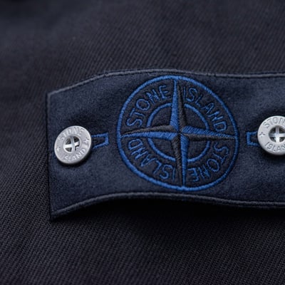 Stone Island 單寧系列 單寧襯衫外套 黑4