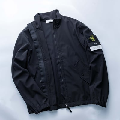 Stone Island Light Softshell 立領軟殼 黑3