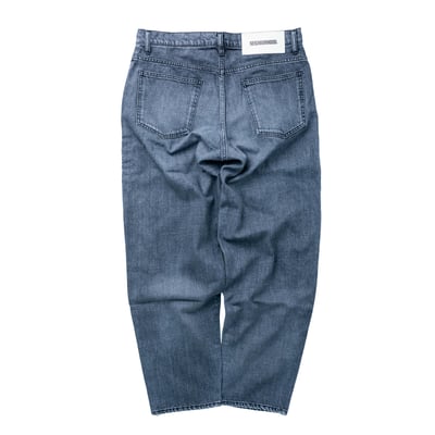 Neiborhood 寬鬆牛仔褲 黑2