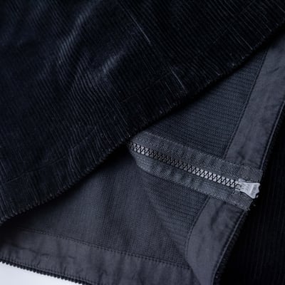 Stone Island 燈芯絨襯衫外套 黑色6