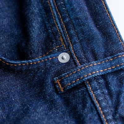 Stone Island 寬鬆水洗牛仔褲 藍8