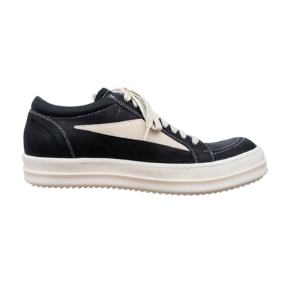 Rick Owens 主線 Vintage 侵權 低筒 作舊皮革 黑2