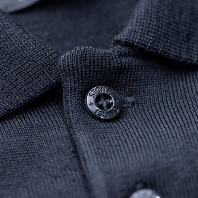 Stone Island Ghost RWS 羊毛POLO衫 黑5