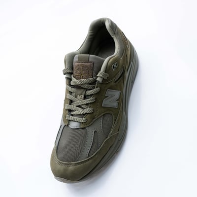 Stone Island x New Balance 991v2 英製運動鞋 軍綠5