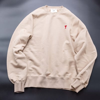 AMI PARIS 衛衣 亞麻色5