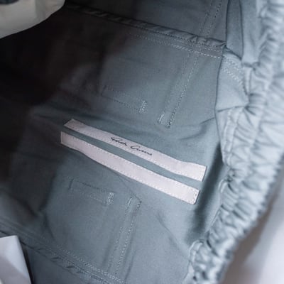 Rick Owens 主線 Cargo Pods Heavy Cotton Poplin 口袋短褲 灰5