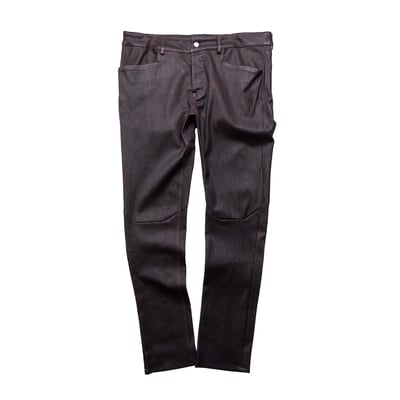 Rick Owens 主線 Tyrone 皮長褲 棕色1