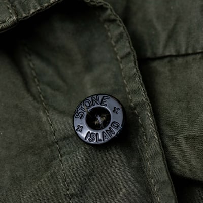 Stone Island 112WN 抗撕裂水洗工作襯衫 軍綠6