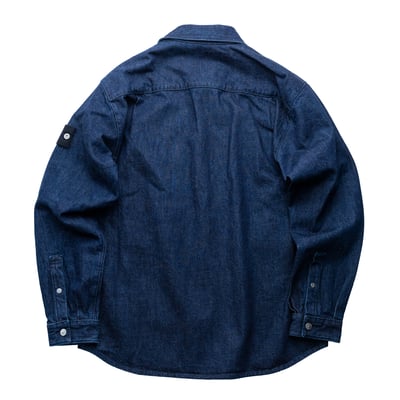 Stone Island 單寧系列 單寧襯衫外套 藍2