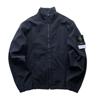 Stone Island Light Softshell 立領軟殼 黑1