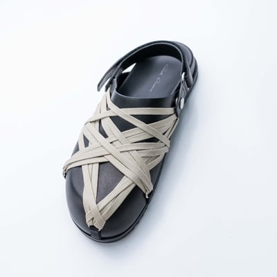 Rick Owens 主線 Megalaced mule 小牛皮拖鞋 黑3