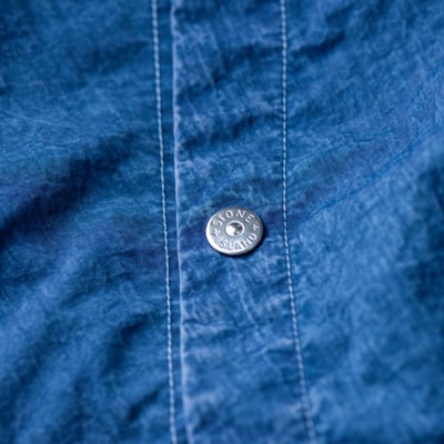 Stone Island 丹寧系列 半拉鏈衝鋒外套 靛色6
